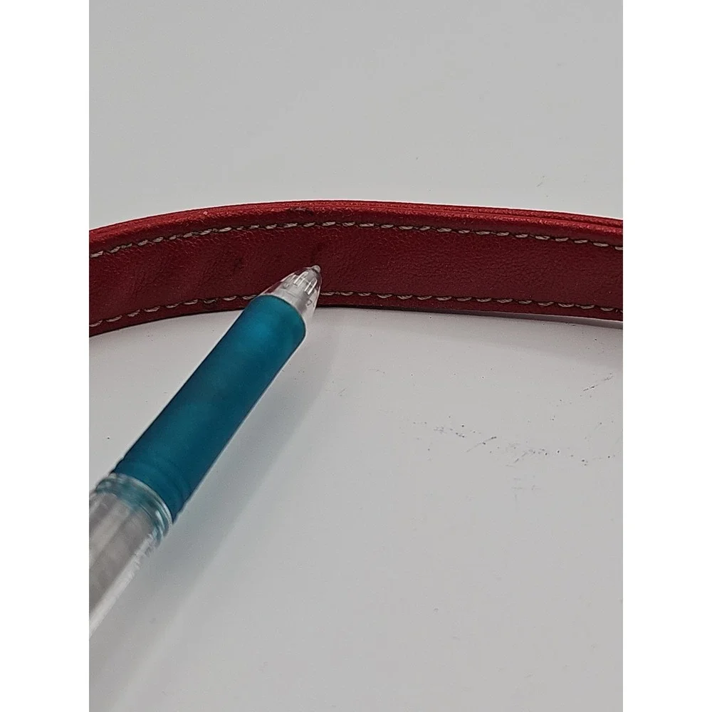 Guess red faux
